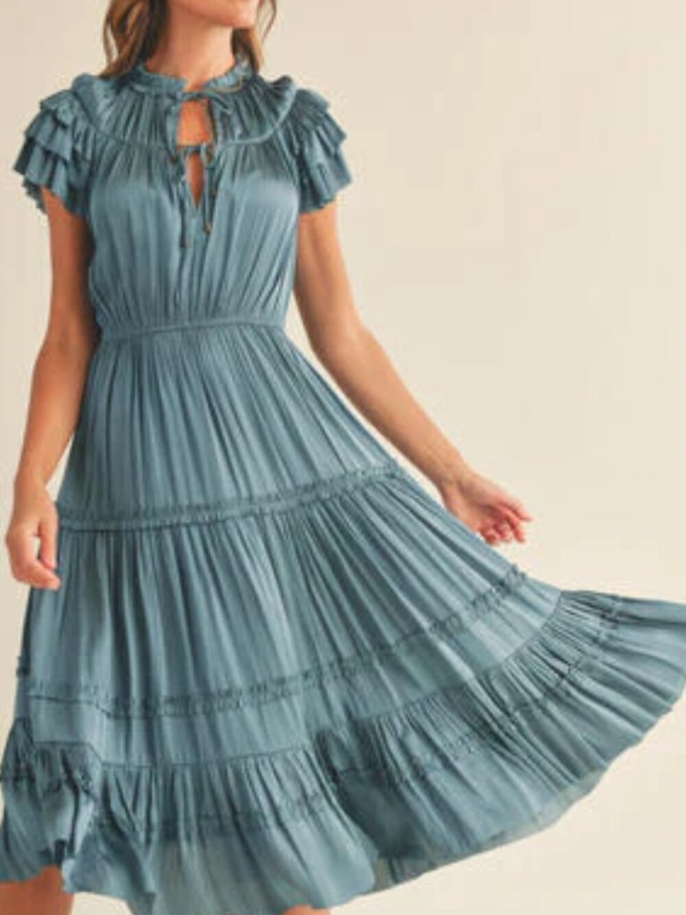 Reset by Jane Kianna Dress in deep Aqua color